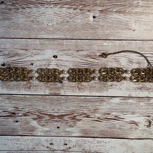Vintage Gold & Pearl Bracelet